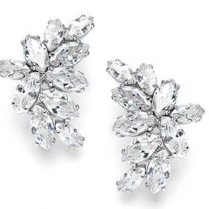 Bridal Cluster Earrings